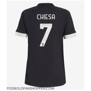 Juventus Federico Chiesa #7 Tredjetrøje Dame 2023-24 Kortærmet